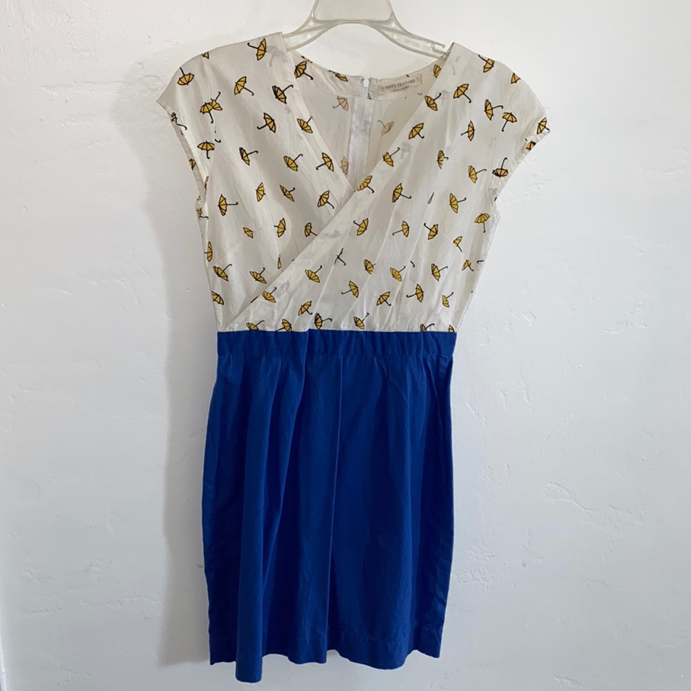 Mater Traders Retro Umbrella Pattern Dress - Small